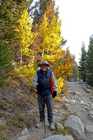 John on Little Lakes Valley Hike