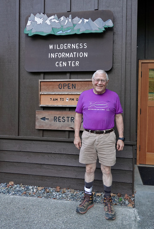 John at the North Cascades Wilderness  Information Center