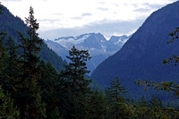 View to the North Cascades Mountains