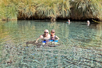 John and Carol in Puritama Thermal Pool