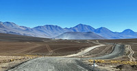 Approaching Bolivia Border Station From Chile