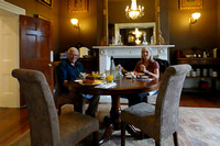 John and Anne:  Breakfast at Quamby Estate