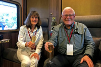 Welcome Champagne in Ghan Platinum Sleeper Compartment