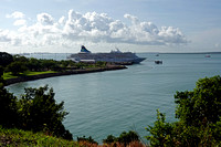 Cruise Ship Docked at Darwin Harbor