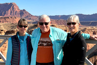 Carol, John and Anne on Navajo Bridge