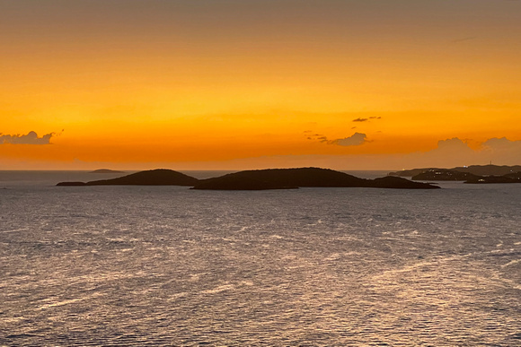 Sunset From Cruz Bay Villa