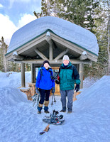 Kate and Jeff at Bear Lake Ranger Station