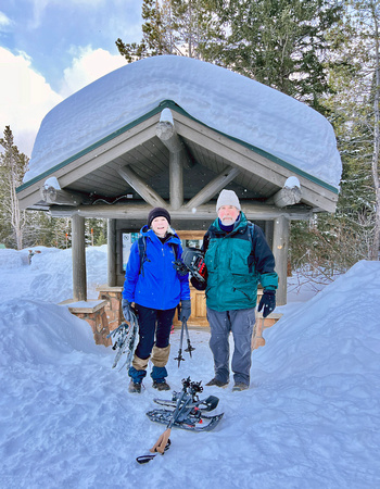 Kate and Jeff at Bear Lake Ranger Station