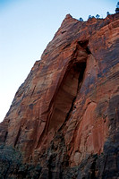 Sheer Cliff Face in Zion Canyon