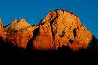 Zion Canyon Just After Sunrise