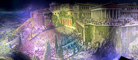 Pergamon Panorama View of Acropolis and Theater