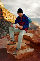 Tom on the Bright Angel Trail