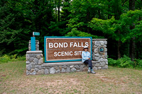 Bond Falls Scenic Site Entrance