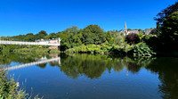 View From a Park Along the River in Cork