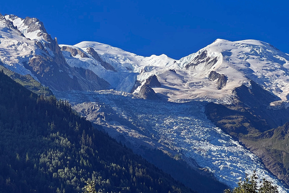 Mont Blanc Summit Above Chamonix