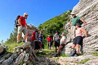 Group on the Trail Above Tsepelovo