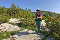 Carol Near the Cairn Above Tsepelovo