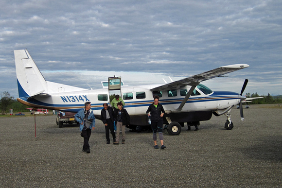 Arrival in Bettles, Alaska