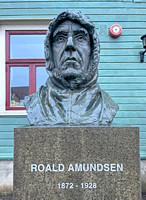 Roald Amundsen Bust Outside Tromso Polar Museum