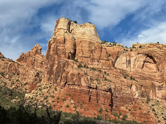 Colorful Sandstone Formations in Wedding Canyon