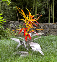 Bromeliad Glass Sculpture