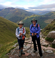 Carol and Mona, Ben Nevis Climb