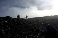 Upward into Ben Nevis Summit Cloud