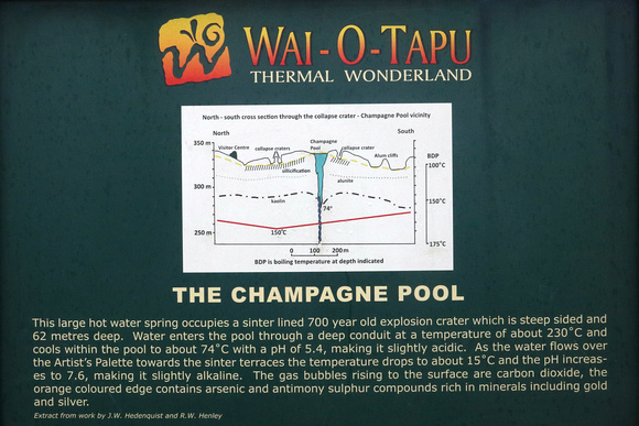 Champagne Pool Sign