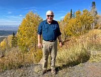 John at Grand Mesa Scenic Byway Viewpoint