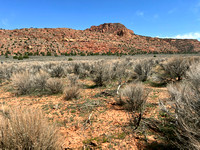 Distant View to Maze Rock Art Site