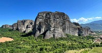 Holy Spirit Monolith:  A First View of the Rock Formations of Meteora